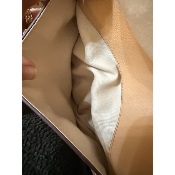 Lucky Brand ForaHo Hobo Bag in Dusty Sand Suede Macadamia Leather Mushroom Tan - Picture 9 of 16